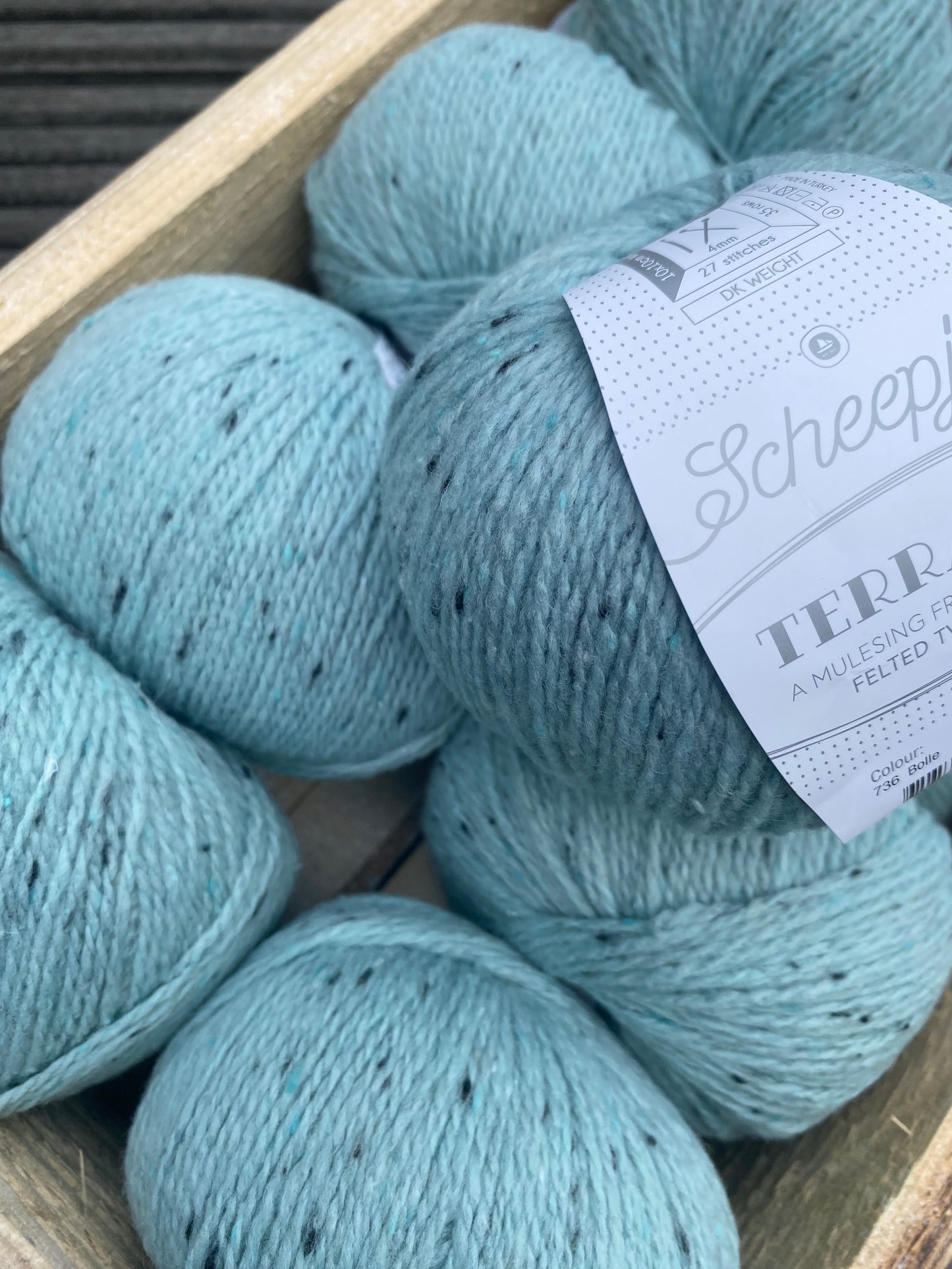 Scheepjes Terrazzo 736 Bolle | Duurzaam Wol & Viscose Tweedgaren | VrolijkeWol