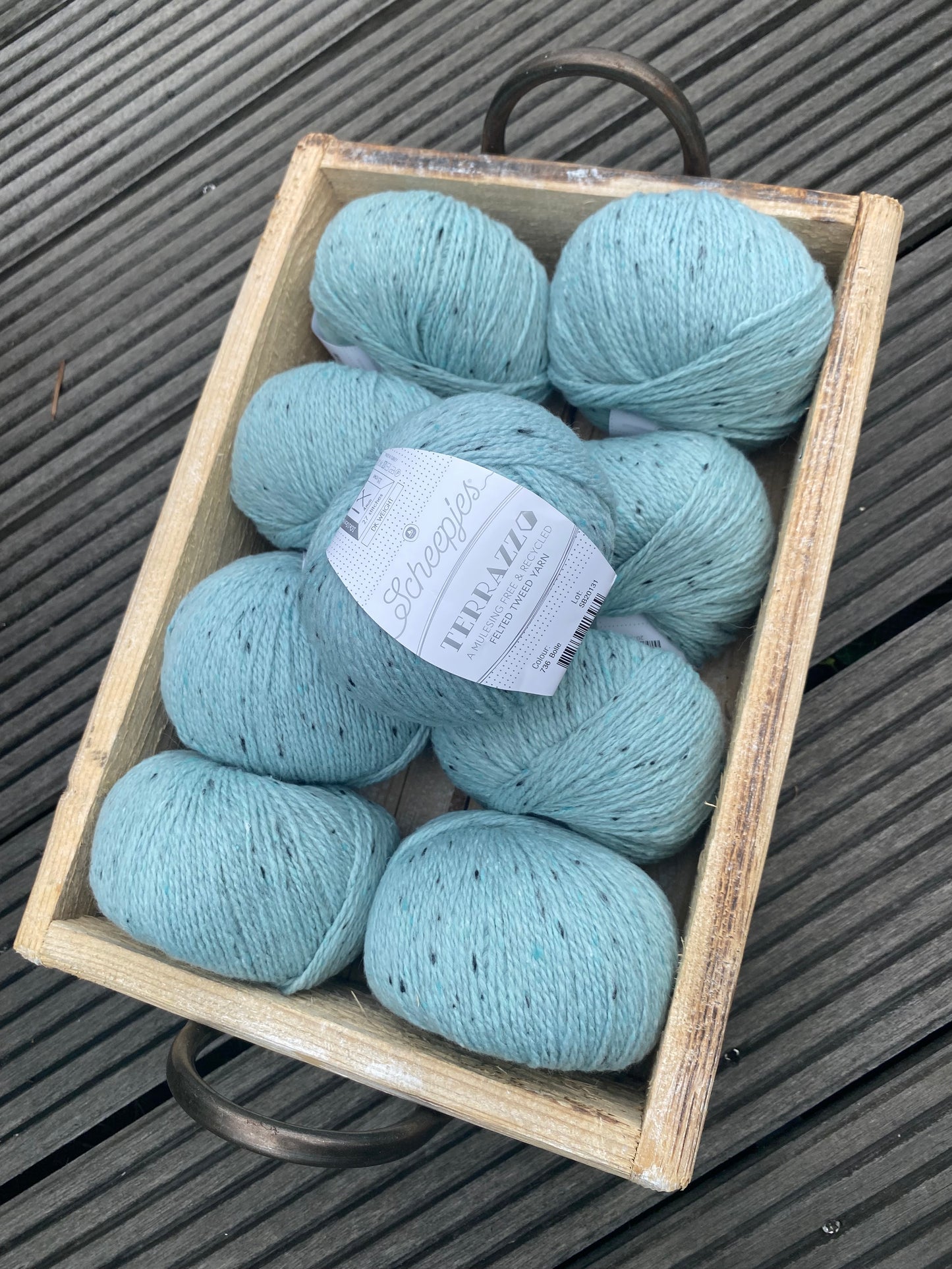 Scheepjes Terrazzo 736 Bolle | Duurzaam Wol & Viscose Tweedgaren | VrolijkeWol